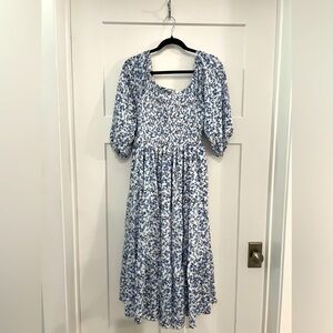 Torrid Midi Washable Gauze Off The Shoulder Dress